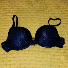 Nwot Very Sexy Push-Up Bra 32a Black Mesh And Blue Foil Lace With Black Rhinestones. Victoria's Secret Stretch Bra For Night Out, Night Out Push-up Bra With Lined Body, Fitted Push-up Bra For Night Out, Push-up Bra With Lined Body For Night Out, Push-up Bra For Night Out With Lined Body, Victoria's Secret Padded Party Bra, Victoria's Secret Low-cut Bra For Night Out, Victoria's Secret Padded Bra For Night Out, Victoria's Secret Partially Lined Bra For Night Out