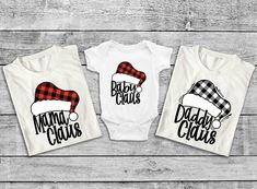 Now you can match your little one in these amazing Matching Family Christmas Shirts. They are made from soft cotton combed material. Please note: Items need to be added to basket separately to receive the set. DTG Pigment Print - can be washed with warm water. Durable Print. Size:  Kids: Newborn - 8 years  Adult Unisex: S/M - XXL **Made to order (Processing time: approx. 5-10 working days (Please check our Shop announcements, as the current processing time might fluctuate). Browse more Products Mama Christmas Shirts, Christmas Outfit Family, Matching Family Christmas Outfits, Mom Christmas Shirt, Matching Christmas Shirts, Cute Couple Halloween Costumes, Mom Christmas, Family Christmas Shirts, Christmas Mom