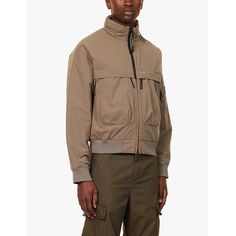 Find C.P. COMPANY Pro-tek Lightly-padded Shell Bomber Jacket M on Editorialist. C.P. Company shell jacket100% polyester; filling 100% polyester; lining 100% polyesterConcealed zip fasteningRegular fit, funnel neck, concealed hood, long sleeves, brand lens at sleeve, multiple pockets at front, lightly padded, branded hardware, ribbed trimsMachine wash coldSize medium: length 22in / 56cm, chest 46in / 117cmModel is 6ft 2in/1.88m and wears a size mediumMidweight, non-stretch Technical Nylon Outerwear With Moisture-wicking, Technical Moisture-wicking Hooded Outerwear, Military-style Waterproof Nylon Outerwear, Utility Nylon Outerwear With Double-lined Hood, Waterproof Military Nylon Outerwear, Company Shirts, Shell Jacket, Padded Jacket, Hoodie Jacket