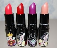 Disney Lipstick, Mac Collection, Alat Makeup, Magical Makeup, Disney Makeup, Disney Villain, Glow Skin, Lipstick Collection, Mac Makeup