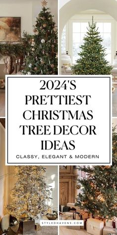 christmas tree decorating ideas with text overlay