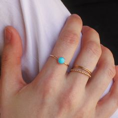 Turquoise Ring, Dainty Gold Ring, Ring Gold, Rings for Women, Gifts for Women, Turquoise Jewelry for Her, Gifts for Her, Rings - Etsy Gold Rings For Women, Dainty Gold Ring, Rings Etsy, Dainty Gold Rings, For Her Gifts, Women Gifts, Scottsdale Az, Jewelry For Her, Rings For Women