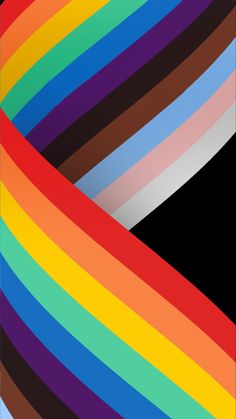 an image of a rainbow colored ribbon