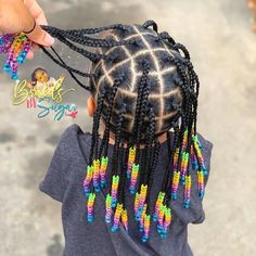 Kids Braids With Beads, Black Baby Girl Hairstyles, Baby Girl Hairstyles Curly, Daughter Hairstyles, Toddler Braided Hairstyles, Cute Toddler Hairstyles, Lil Girl Hairstyles, Kid Braid Styles