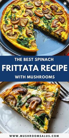 the best spinach frittata recipe with mushrooms