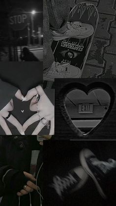 a collage of black and white images with the word emt written on them