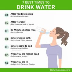 Times To Drink Water, Yoga Facts, Healthy Facts, Health And Fitness Articles, Natural Health Tips, After Workout, Skin Secrets, Skin Glow, Health Knowledge