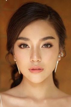 Asian Makeup Looks, Bridesmaid Hair Makeup, Bridal Makeup Natural, Wedding Day Makeup, Soft Glam Makeup, Wedding Makeup Looks