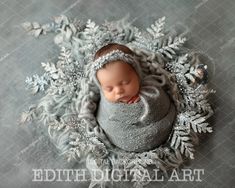 Newborn Winter Photography, Winter Newborn Photography, Newborn Studio Photography, Christmas Digital Backdrop, Silver Wreath, Newborn Studio, Wreath Winter, Composition Photography