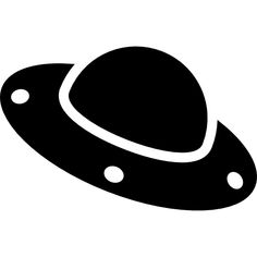 the black and white image of an object with two dots on it's side