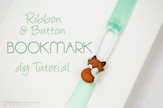 Ribbon Bookmark DIY Tutorial - 5 Minutes for Mom