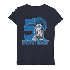 The birthday kiddo will love having friends and family dressed up to celebrate with this Star Wars graphic tee. Crewneck Short sleevesFABRIC & CARE Cotton Machine wash Imported The birthday kiddo will love having friends and family dressed up to celebrate with this Star Wars graphic tee. Star Wars The birthday kiddo will love having friends and family dressed up to celebrate with this Star Wars graphic tee. Size: Small. Color: Navy. Gender: female. Age Group: kids. Star Wars Graphic Tees, Birthday Graphic, Having Friends, Style Inspiration Classic, R2 D2, Styles Inspiration, 8th Birthday, Graphic Tee, Star Wars