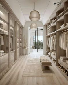 Reka Bentuk Bilik Tidur, Closet Design Layout, Dream Life House, Bedroom Closet Design, Dream House Rooms