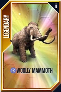 Woolly Mammoth, Wooly Mammoth, Dragon Ball Super Manga, Card Collection, Dragon Ball Super, Dinosaurs