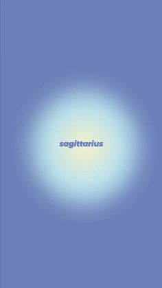 the word sogittarius is shown on a blue background