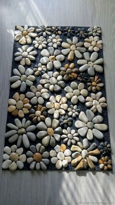 фото Fountain Ideas, Stone Pictures Pebble Art, Stone Wall Art, Stone Art Painting, Rock Decor, Stone Pictures, Garden Decorations