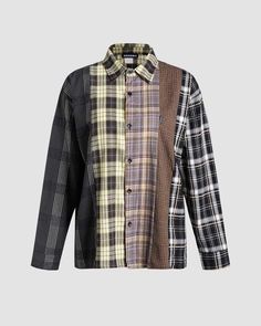 Details: Matching pattern long-sleeve shirtTop Length: NormalSleeve Length: Long SleevesMaterials:95% Polyester + 5% Spandex Effortless Aesthetic, Oversized Plaid Shirts, Argyle Vest, Vintage 90s Style, Clueless Fashion, Hip Hop Fashion 90s, Pop Culture Fashion, Matching Patterns, Layered Fashion