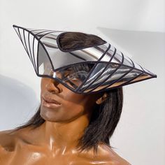 futuristic UFO Cyber goggles ,with total of 16.5' width , also eyewear, glasses, sci fi, futuristic eye wear,head mask great for burning man or any rave festival for men and women .This headpiece was Custom made for Nicki Minaj for the European world tour 2019. Made out of rigid mirror pvc These futuristic goggles are perfect for any performer. This eyewear has a see through visor These goggles are black lined on the inside . Made out of chrome mirror pvc. Futuristic Full Face Mask For Halloween, Futuristic Full Face Mask For Costume Party, Futuristic Halloween Masks And Prosthetics, Futuristic Goggles, Eyewear Glasses, Head Mask, Chrome Mirror, Eye Wear, Futuristic Fashion