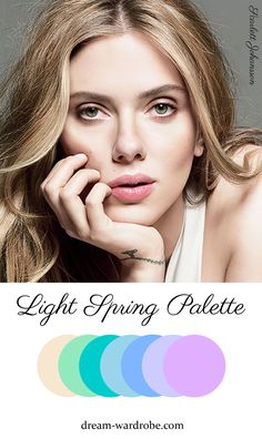 Light Spring Color Palette and Wardrobe Guide Light Spring Hair Color, Light Spring Palette, Light Spring Color Palette, True Spring Colors, Light Summer Color Palette, Soft Autumn Color Palette, Soft Summer Color Palette, Light Spring Colors, Winter Color Palette