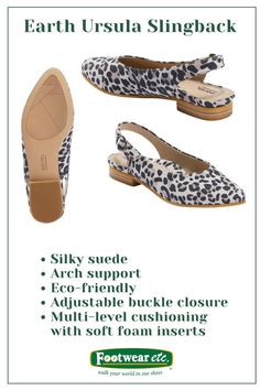 All the style you want with the comfort you need! Check out the Earth Ursula Slingback today! Shoes For Women, Everyday Style, Flat Shoes, Walk On