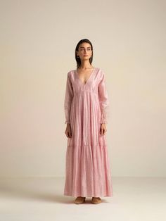 Floral Ceramics, Partywear Gowns, Maxi Dress Spring, Dresses For Photoshoot, Anarkali Designs, Dresses 15, Luxury Clothing Brands, Spring Maxi Dress, Organza Sleeves