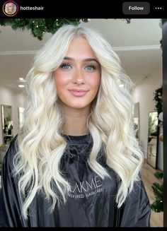 Bright Platinum Blonde Hair, Platinum Blonde Shadow Root, Medium Length Platinum Blonde Hair, Icy Blonde Hair With Shadow Root, Platinum Blonde Hair With Lowlights, Blonde Platinum Hair, Blonde White Hair, Buttery Blonde Hair, Barbie Blonde Hair