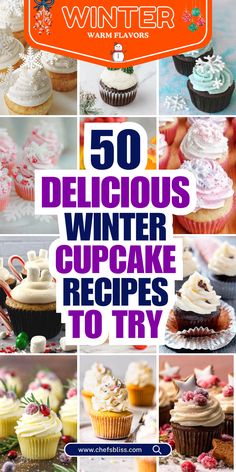 50 delicious winter cupcake recipes to try