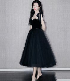 Asian Prom Dress, Teen Swag, Korea Dress, Jing Tian, Stitching Ideas, Girls Dress Outfits, Tulle Homecoming Dress, Pakaian Feminin, Fits Inspo