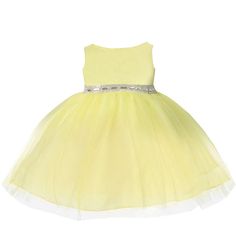 B754-YELLOW_1.jpg?0 Tulle Flower Girl, Tulle Flowers, Flower Girl Dresses Tulle, Baby Outfits Newborn, Quality Clothing, Baby Dress, Childrens Clothes, Tulle Skirt