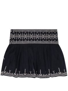 Lining1: 100% Cotton Embroidery thread 1: 100% Viscose Chic Embroidered Skirt, Chic Embroidered Mini Skirt, Chic Skirt Bottoms With Floral Embroidery, Chic Floral Embroidered Skirt, Chic Skirt With Floral Embroidery, Zimmermann Dress, Cotton Embroidery, Cotton Skirt, Yoga Wear