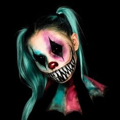 Clown Creepy, Pelottava Halloween, Sweet Birthday Messages, Makeup Clown, Halloween Make-up Looks