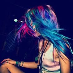 chloe norgaard Chloe Norgaard, Hair Photography, Hair Chalk, Boho Garden, Colorful Hair, Sleek Hairstyles, Life Is Strange, Hair Inspo Color, Dream Hair