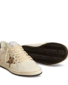 Golden Goose Women's Ball Star Lace Up Low Top Sneakers Golden Goose Ball Star, Star Black, Low Top Sneakers, Golden Goose, Beige Brown, White Beige, Sneakers White, Low Top, Top Sneakers