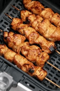 Air Fryer Chicken on a stick - Dieter24