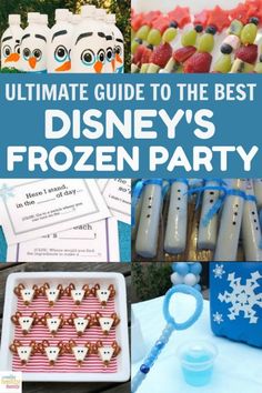 the ultimate guide to the best disney's frozen birthday party for kids