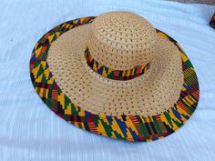 Straw Hats For Women, Hats Beach, African Hats, Summer Hats Beach, Hats Summer, Beach Hats, Ankara Print, Women Hat, Mother Day Gift