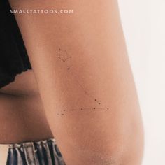 Minimalist Pisces constellation temporary tattoo, designed by Puntuak. Set of three. Size: 2.4 in / 6 cm (height) Minimalist Tattoo Pisces, Pisces Constellation Tattoo, Pisces Constellation, Constellation Tattoo, Constellation Tattoos, Temporary Tattoo, Constellations, Tattoo Ideas, Size 2