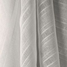 white sheer fabric with lines on it