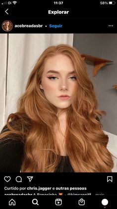 Dark Blonde Ginger Hair, Hair Colour Ideas Pale Skin, Light Bronze Hair, Blonde To Ginger Before And After, Sunny Brunette, Soft Ginger Hair, Amber Blonde Hair, Blonde To Copper Hair Before And After, Honey Ginger Hair Color