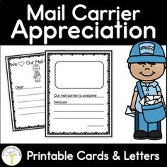 mail carrier appreciation cards and letters