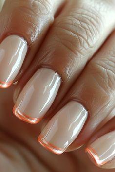 French Tip Nails Classy Almond Nails