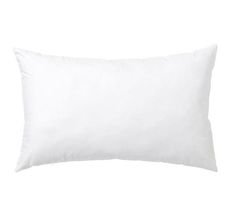 a white pillow on a white background