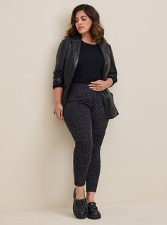 FIT Model is 5'10” wearing size 1. High rise. Super skinny fit from hip to ankle. Pull-on design with no hardware for a smooth front. Inseam: 27”. MATERIALS + CARE Studio Luxe Ponte knit fabric: Our signature work (any) wear fabric with office-approved tailoring, WFH stretch and comfort, and curve-loving hold. Plus, it's machine washable! Stretch level: Maximum. 68% Rayon, 28% Nylon, 4% Spandex. Machine wash cold. Tumble dry low. DETAILS 4-pocket design. Fly-free elastic waistband. Slim Fix tech Fitted Jeggings For Fall Workwear, Fall Workwear Elastane Jeggings, Fly Free, Pixie Pants, Fitted Joggers, Perfect Pant, Ponte Pants, Career Wear, High Rise Pants