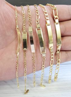 Gold Name Bracelet For Women, Mens Bracelet Gold Jewelry, Gold Nugget Jewelry, Bracelet For Kids, Expensive Jewelry Luxury, Mexican Jewelry, Mens Gold Bracelets, Jewelry Accessories Ideas, Gold Nugget