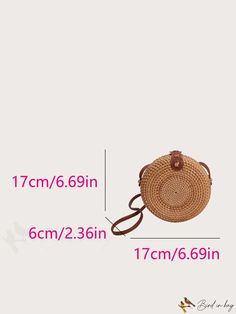 BirdinBag - Summer Ready: Compact Straw Bag with Snap Button Detail for Beach Travel Casual Everyday Shoulder Bag With Button Closure, Casual Brown Portable Satchel, Casual Shoulder Bag With Button Closure For Daily Use, Brown Casual Satchel With Snap Closure, Casual Brown Satchel With Snap Closure, Casual Bags With Button Closure For Daily Use, Casual Brown Shoulder Bag With Snap Closure, Casual Shoulder Bag With Button Closure, Summer Travel Shoulder Bag With Snap Closure