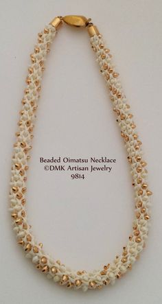 TUTORIAL ONLY - "Beaded 16  Element Oimatsu" Kumihimo Necklace for Kumihimo Disk or Marudai Kumihimo Necklace, Kumihimo Disk, Beaded Kumihimo, Spiral Jewelry, Kumihimo Braiding, Kumihimo Jewelry, Kumihimo Patterns, Kumihimo Bracelets, Seed Bead Tutorial