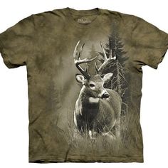 Do You Love Deer? Be At One With Your Inner Self With This Deer Adult T-Shirt From The Mountain! ~ Classic Style Pre Shrunk Mottle Dye Adult Unisex T-Shirt With A Generous Cut. Each One Is Unique! ~ Made From 100% Heavy Weight Cotton. 100% Irresistible. ~ Features Amazingly Realistic Graphics And Vibrant Colors. ~ Machine Washable And Can Be Ironed Over. Designs Will Not Fade Or Crack. Deer Shirt, Buck Deer, American Animals, Mountain Tshirt, Brown Tie, Animal Tshirt, The Mountain, Kids Hoodie, Shirt Design