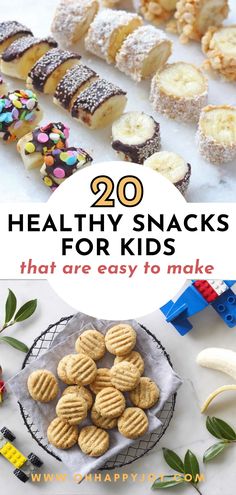 healthy snacks for kids that are easy to make