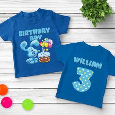 Blue Dog Inspired Birthday Shirt, Funny Dog Shirt, Blues Clues Cartoon Family Shirt, Family Birthday Shirt, Birthday Party Shirt 👏CONGRATULATIONS You have found an online shop with reasonable prices, amazing quality, and fast shipping  We offer shirts for VACATIONS, HOLIDAYS, EVENTS, FAMILY REUNIONS, BIRTHDAYS, MOTHER'S DAY, FATHER'S DAY, GRADUATIONS, FUNNY T-SHIRTS as well as CUSTOM T-SHIRTS.  💖Description💖  --About this T-shirt--  👉Our Adult Unisex T-Shirt brand is BELLA CANVAS Available i Blue Clues Birthday Party Shirts, Cartoon Family, Family Birthday Shirts, Funny Dog Shirts, Family Cartoon, Family Birthday, Blues Clues, Birthday Party Shirt, Blue Dog