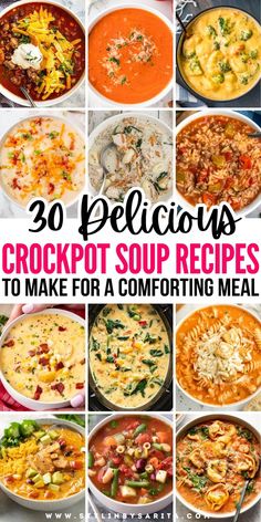 crockpot soup recipes Winter Soup Recipes Slow Cooker, Best Crockpot Soups, Crockpot Soup Recipes Healthy, Delicious Tomato Soup, Broccoli And Cheddar, Crockpot Soup, Crockpot Soup Recipes, Delicious Soup Recipes, Soup Recipes Slow Cooker